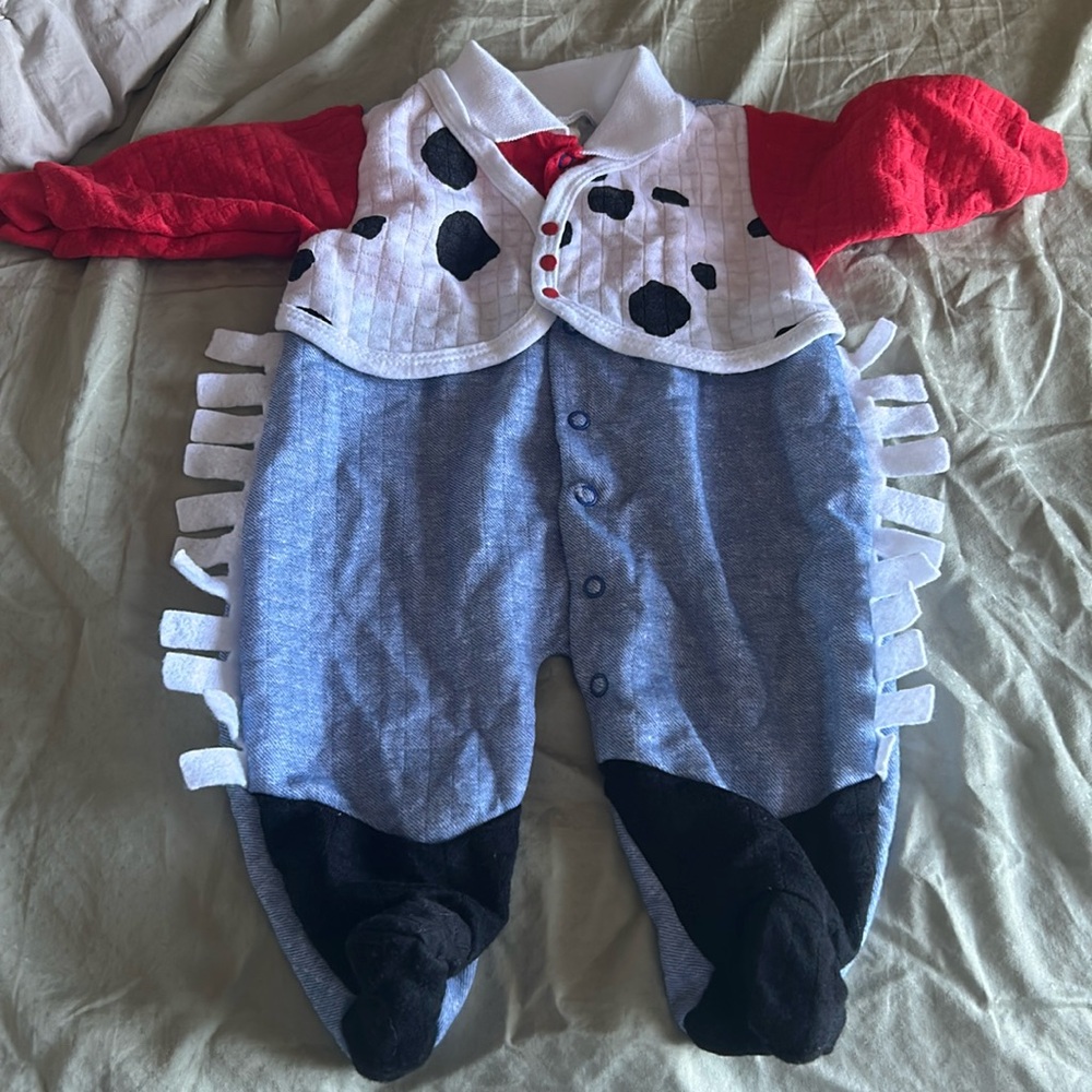 Baby Gro Cowboy Halloween Costume Onesie - Medium - 6-9 months